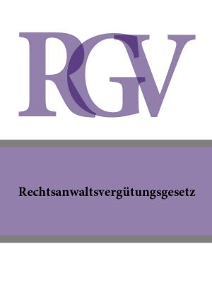 Rechtsanwaltsvergutungsgesetz – RVG - Deutschland 