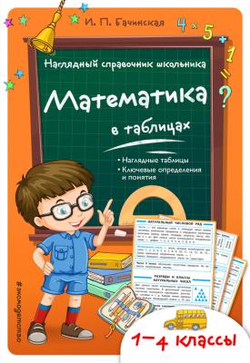 Математика в таблицах - Инна Бачинская Наглядный справочник школьника. 1—4 классы