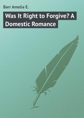Was It Right to Forgive? A Domestic Romance - Barr Amelia E. 