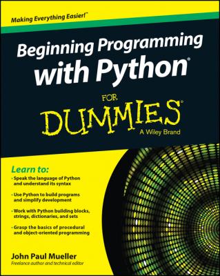 Beginning Programming with Python For Dummies - John Mueller Paul 
