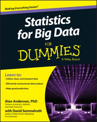 Statistics for Big Data For Dummies - Alan  Anderson 