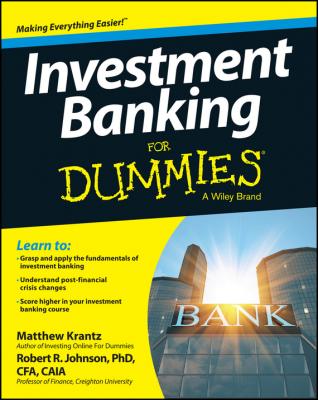 Investment Banking For Dummies - Matt  Krantz 