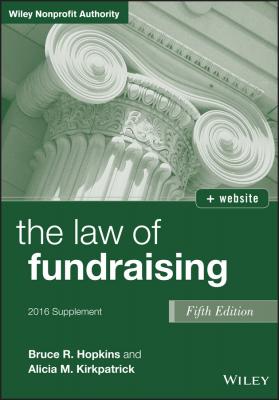The Law of Fundraising, 2016 Supplement - Bruce Hopkins R. 