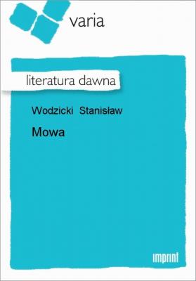 Mowa - Stanisław Wodzicki 