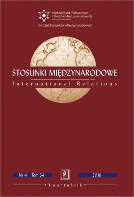 Stosunki Międzynarodowe nr 4(54)/2018 - Mirosław Sułek 