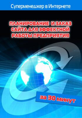 Планирование и заказ сайта для эффектной работы предприятия - Илья Мельников Суперменеджер в Интернете за 30 минут