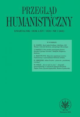 Przegląd Humanistyczny 2020/1 (468) - Отсутствует Przegląd Humanistyczny
