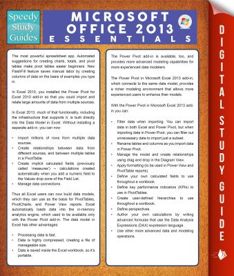 Microsoft Office 2013 Essentials (Speedy Study Guides) - Speedy Publishing 