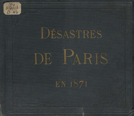 Les Désastres de Paris en 1871  - Tramblais de La Иностранная книга