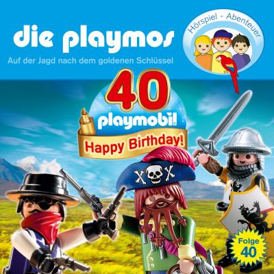 Die Playmos - Das Original Playmobil Hörspiel, Folge 40: Auf der Jagd nach dem goldenen Schlüssel - David Bredel 