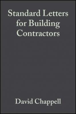 Standard Letters for Building Contractors - David  Chappell 