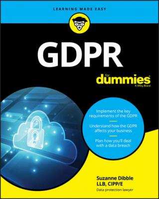 GDPR For Dummies - Suzanne Dibble 