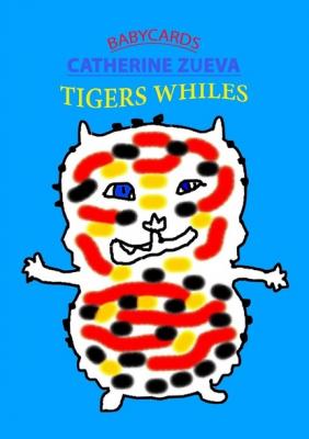 Tigers whiles. Babycards - Catherine Zueva 