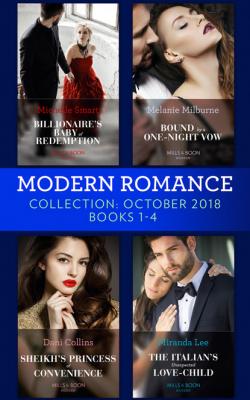 Modern Romance October Books 1-4 - Miranda Lee Mills & Boon Series Collections