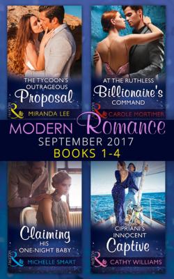 Modern Romance September 2017 Books 1 - 4 - Кэрол Мортимер Mills & Boon e-Book Collections