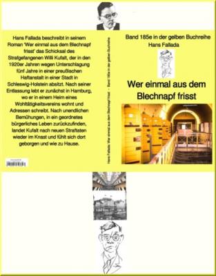 Hans Fallada: Wer einmal aus dem Blechnapf frisst – Band 185e in der gelben Buchreihe – bei Jürgen Ruszkowski - Ханс Фаллада gelbe Buchreihe