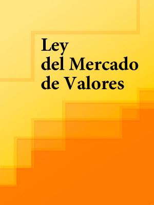 Ley del Mercado de Valores - Espana 