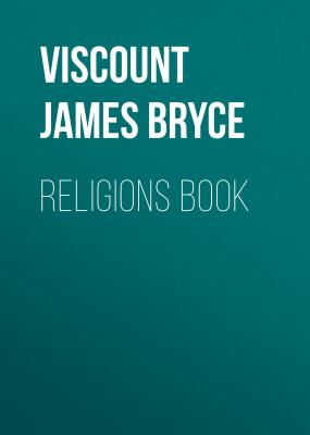 Religions Book - Viscount James Bryce 