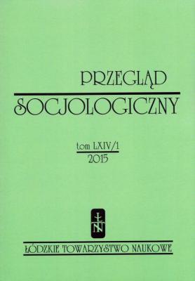 PrzeglÄ…d Socjologiczny t. 64 z. 1/2015 - Praca zbiorowa 