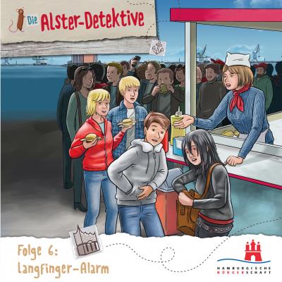 Die Alster-Detektive, Folge 6: Langfinger-Alarm - Katrin Wiegand 