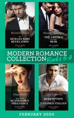 Modern Romance February 2020 Books 5-8 - Natalie Anderson Mills & Boon e-Book Collections