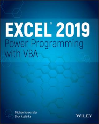 Excel 2019 Power Programming with VBA - Michael Alexander 